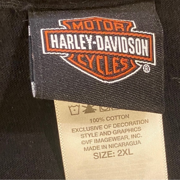 Harley-Davidson Las Vegas T Shirt Skulls 2015 Gambling Biker Motorcycle Mens 2XL - Picture 7 of 10